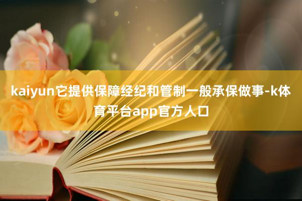 kaiyun它提供保障经纪和管制一般承保做事-k体育平台app官方人口
